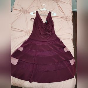 Ralph Lauren Wine dress size 6